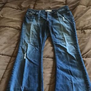 BKE distressed flare jeans 29x 33.5